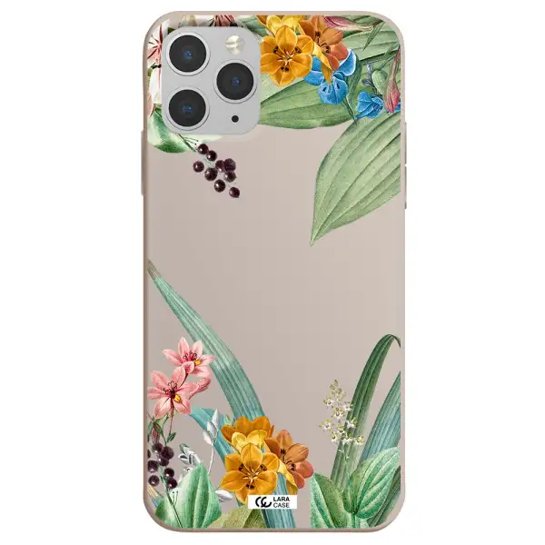 Summer Flower Vector Apple iPhone 11 pro max Silicone Stone Case