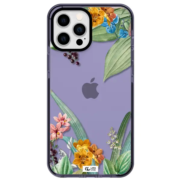 Summer Flower Vector Apple iPhone 12 pro max impact Lilac Case