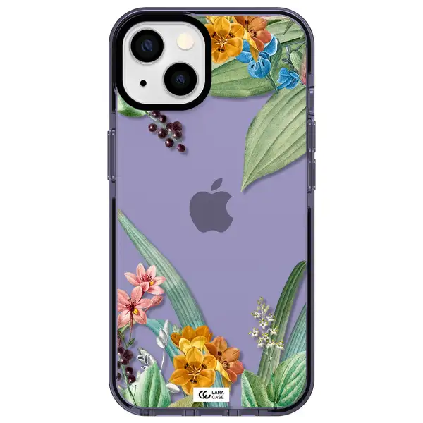 Summer Flower Vector Apple iPhone 13 impact Lilac Case