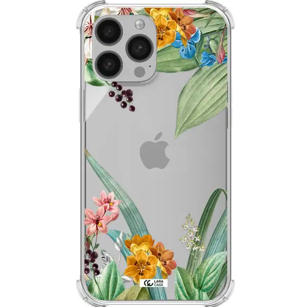 Summer Flower Vector Apple iPhone 13 Pro Clear PC Case