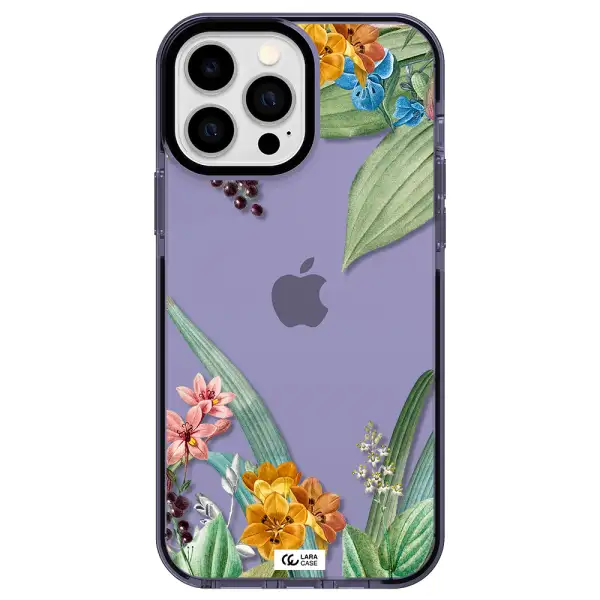 Summer Flower Vector Apple iPhone 13 Pro Max impact Lilac Case