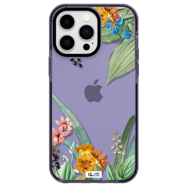 Summer Flower Vector Apple iPhone 15 Pro Max impact Lilac Case