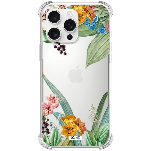 Summer Flower Vector Apple Iphone 16 Pro Max Clear Pc Case