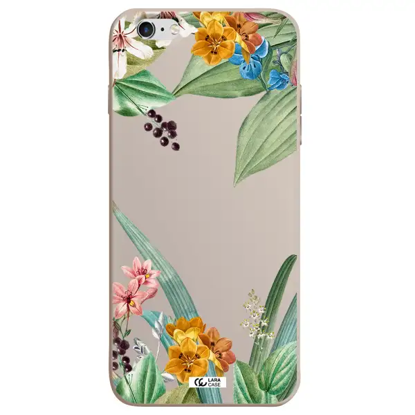 Summer Flower Vector Apple iPhone 6 s plus Silicone Stone Case