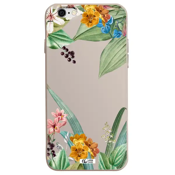 Summer Flower Vector Apple iPhone 6 Silicone Stone Case