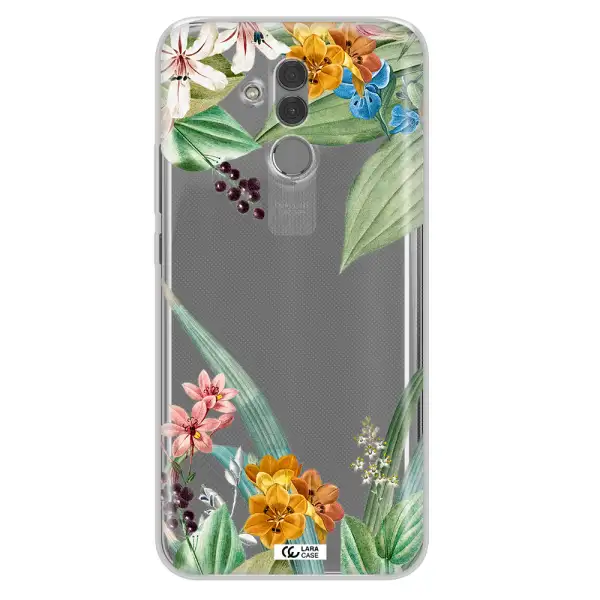 Summer Flower Vector Huawei Mate 20 Lite Clear TPU Case