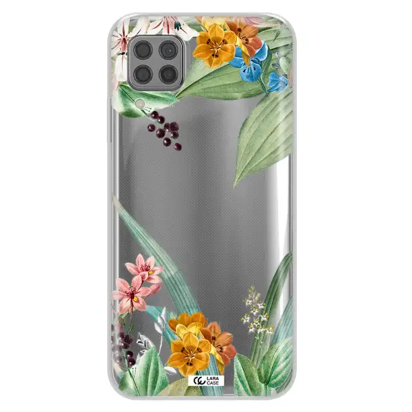 Summer Flower Vector Huawei P40 Lite Clear TPU Case