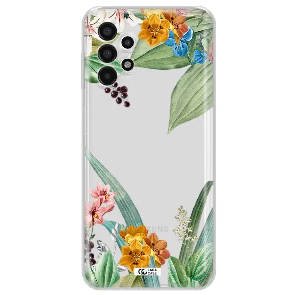 Summer Flower Vector Samsung A13 4g Clear TPU Case