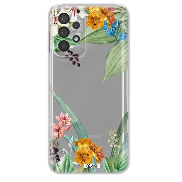 Summer Flower Vector Samsung A23 5G Clear Tpu Case