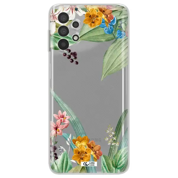 Summer Flower Vector Samsung A32 4G Clear Tpu Case