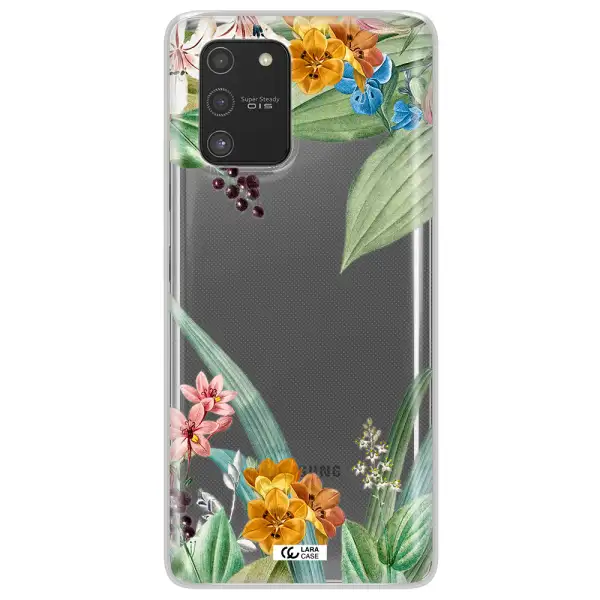 Summer Flower Vector Samsung S10 Lite Clear TPU Case