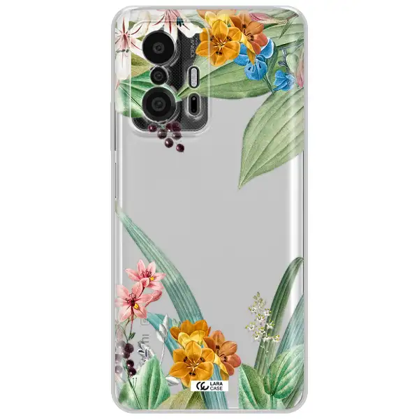 Summer Flower Vector Xiaomi 11T Pro Clear Tpu Case