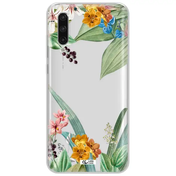 Summer Flower Vector Xiaomi Mi 9 Lite Clear Tpu Case