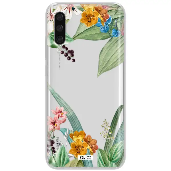 Summer Flower Vector Xiaomi Mi A3 Clear Tpu Case