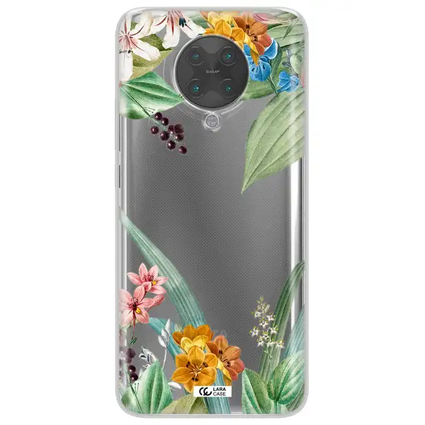 Summer Flower Vector Xiaomi Poco F2 Pro Clear TPU Case