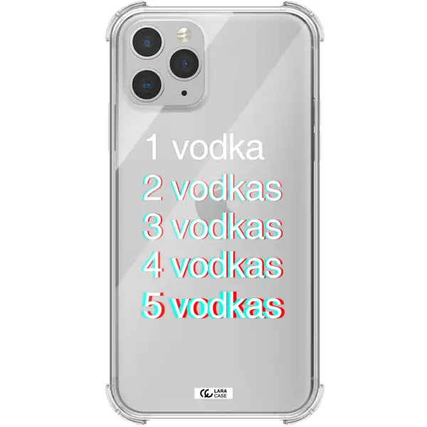 Vodka Apple iPhone 11 pro Clear PC Case