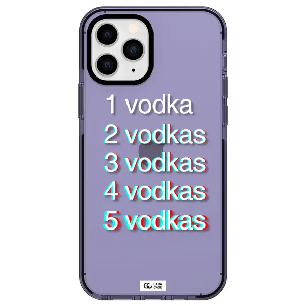 Vodka Apple iPhone 11 pro impact Lilac Case