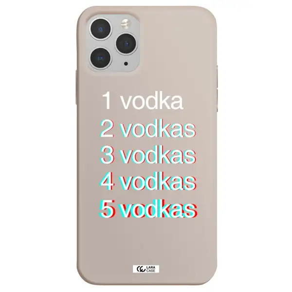 Vodka Apple iPhone 11 pro max Silicone Stone Case