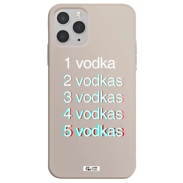 Vodka Apple iPhone 11 pro Silicone Stone Case
