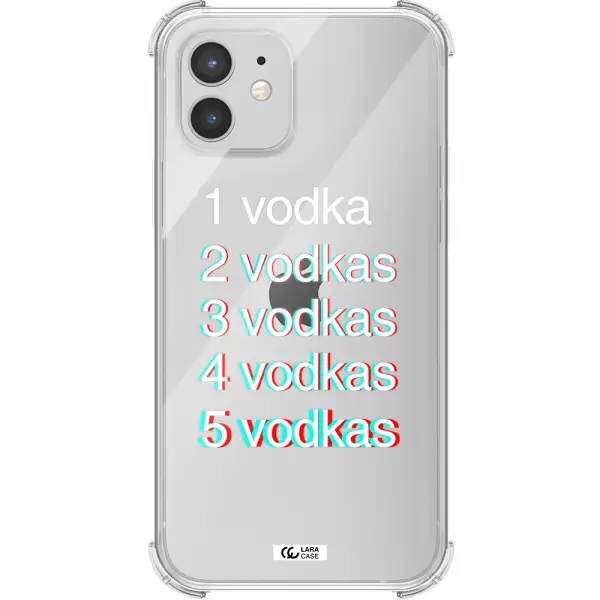 Vodka Apple iPhone 12 Clear PC Case