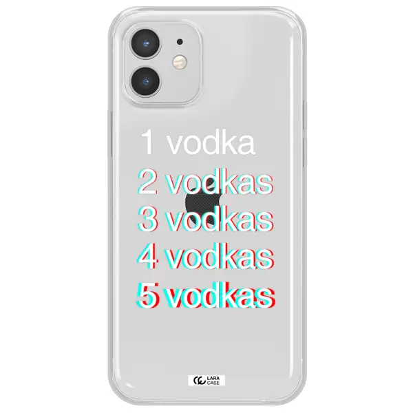Vodka Apple iPhone 12 Clear TPU Case