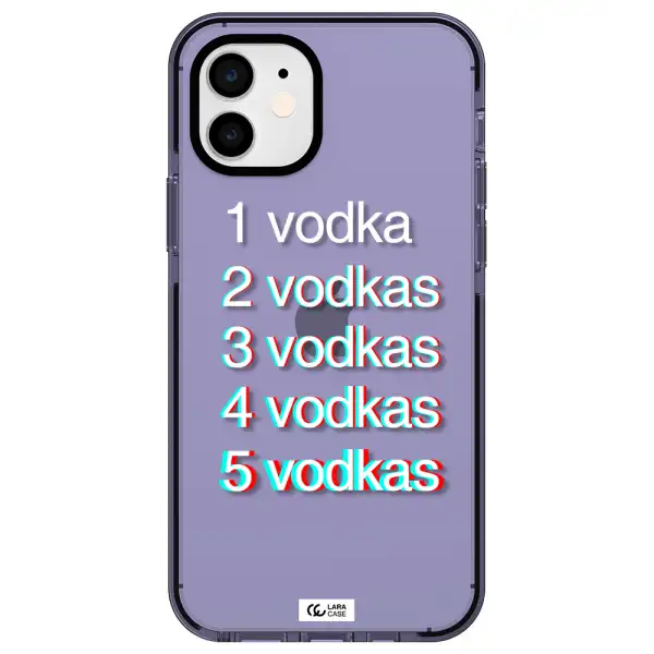 Vodka Apple iPhone 12 impact Lilac Case