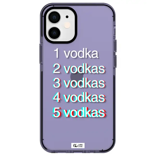 Vodka Apple iPhone 12 mini impact Lilac Case