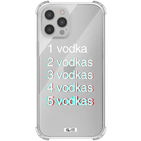 Vodka Apple iPhone 12 pro Clear PC Case
