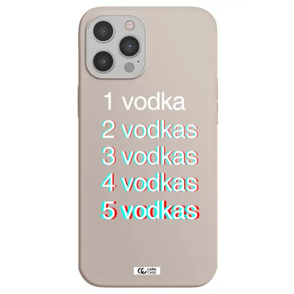 Vodka Apple iPhone 12 pro Silicone Stone Case
