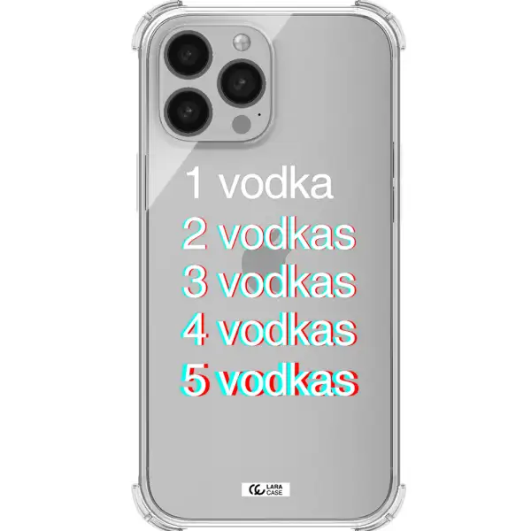 Vodka Apple iPhone 13 Pro Clear PC Case