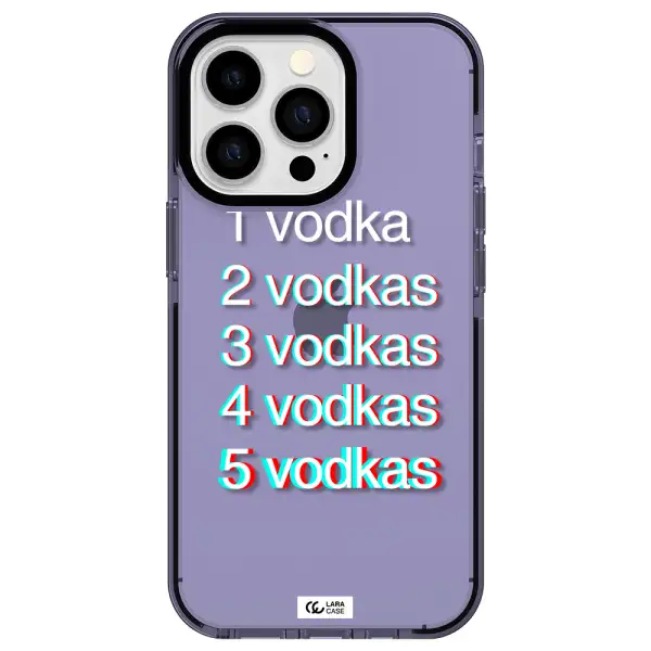 Vodka Apple iPhone 13 Pro impact Lilac Case
