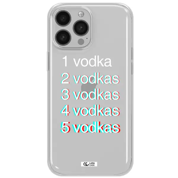 Vodka Apple iPhone 13 Pro Max Clear TPU Case
