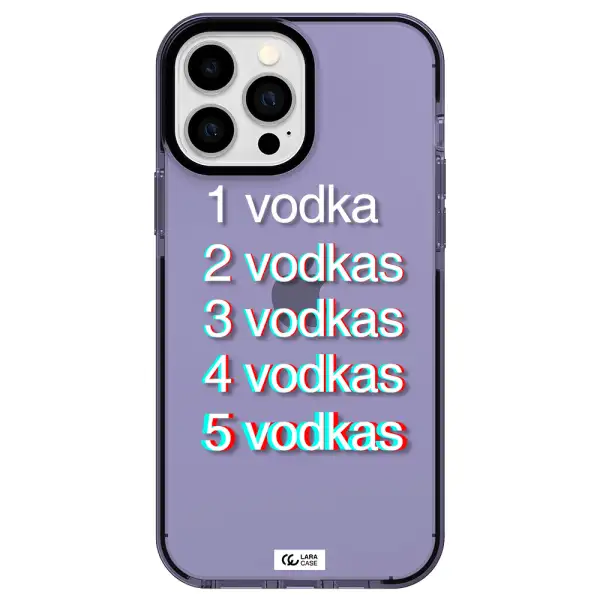 Vodka Apple iPhone 13 Pro Max impact Lilac Case