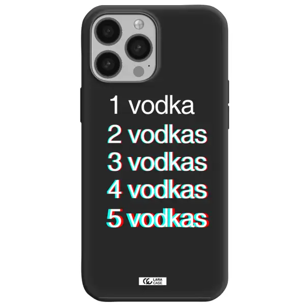 Vodka Apple iPhone 13 Pro Silicone black Case