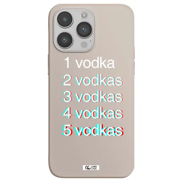 Vodka Apple iPhone 14 pro max Silicone Stone Case