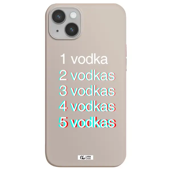 Vodka Apple iPhone 14 Silicone Stone Case