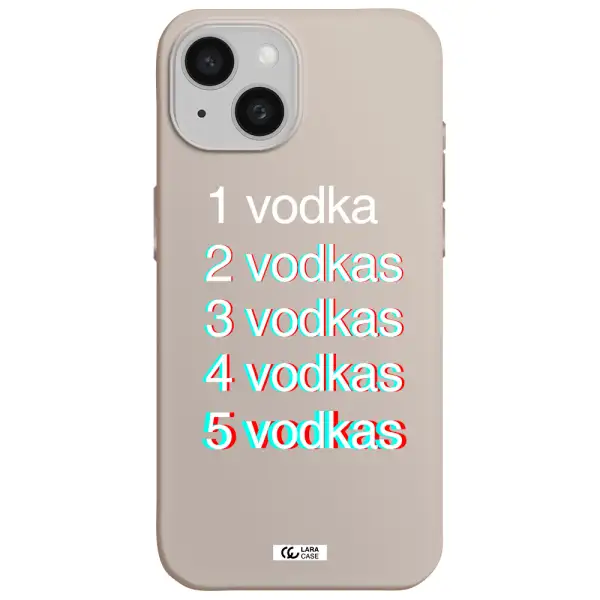 Vodka Apple iPhone 15 Silicone Stone Case