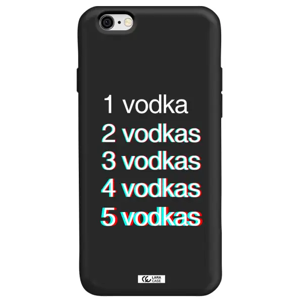 Vodka Apple iPhone 6 Silicone black Case