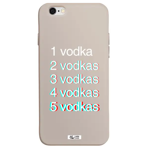 Vodka Apple iPhone 6 Silicone Stone Case