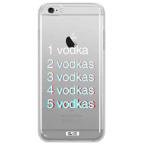 Vodka Apple iPhone 6S Clear TPU Case