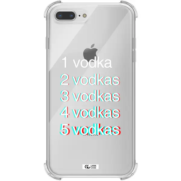 Vodka Apple iPhone 7 plus Clear PC Case