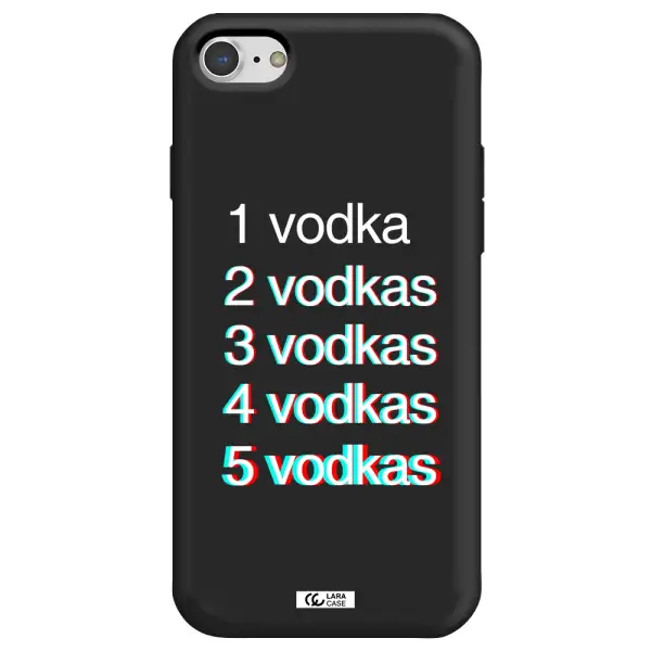 Vodka Apple iPhone 8 Silicone black Case