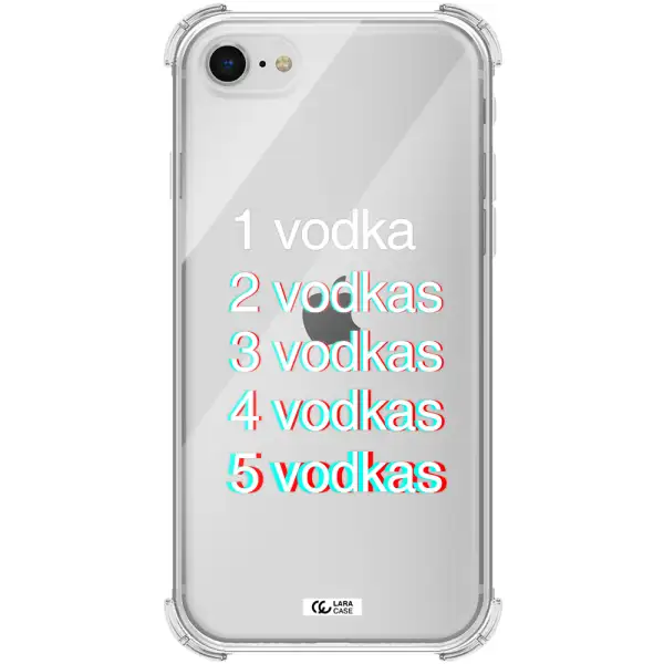 Vodka Apple iPhone se 2020 Clear PC Case