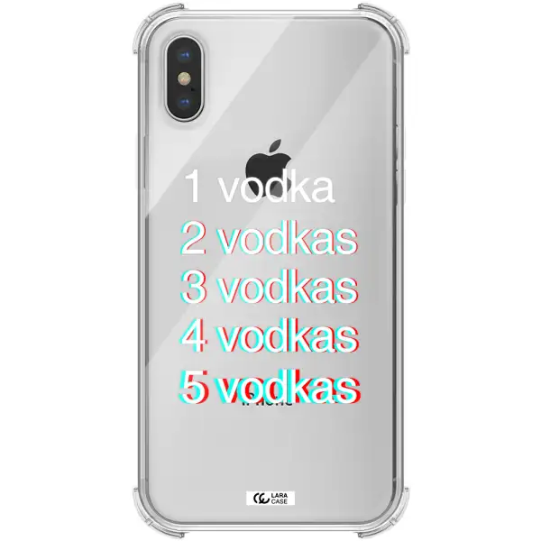 Vodka Apple iPhone XS max Clear PC Case