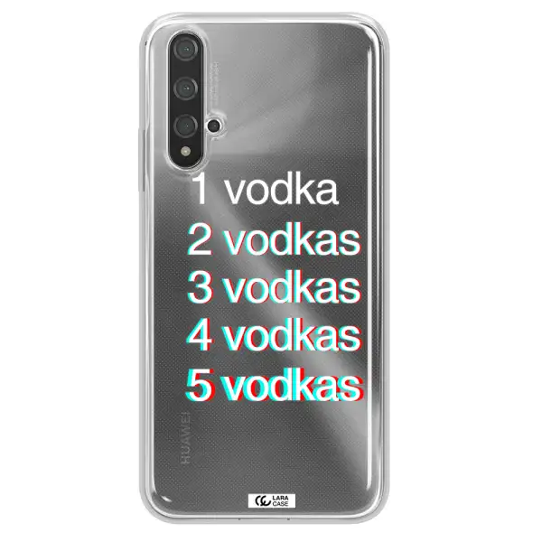 Vodka Huawei Nova 5t Clear TPU Case