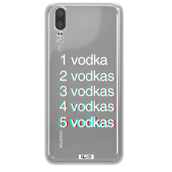 Vodka Huawei P20 Clear TPU Case