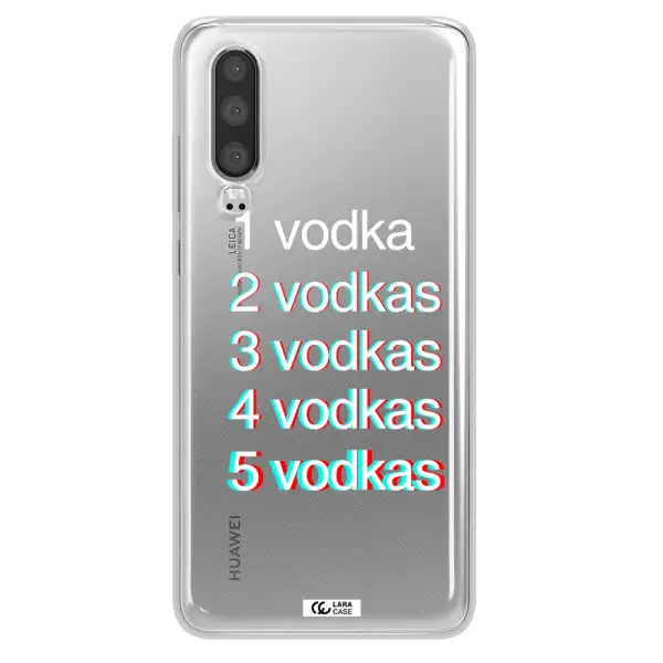 Vodka Huawei P30 Clear TPU Case