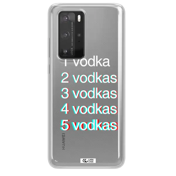 Vodka Huawei P40 Pro Clear TPU Case
