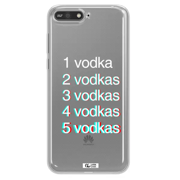 Vodka Huawei Y6 2018 Clear TPU Case