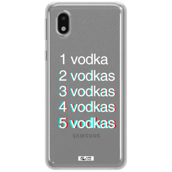 Vodka Samsung A01 Core Clear Tpu Case